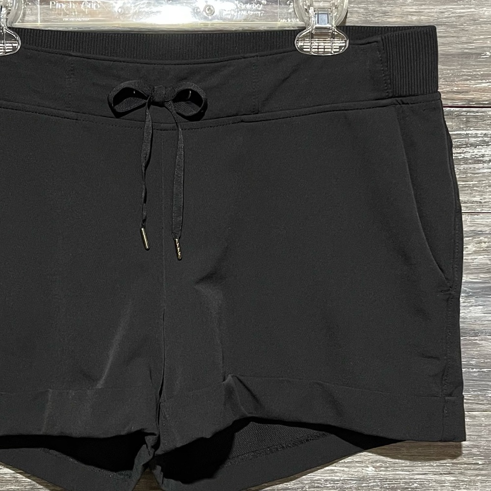 Athleta Midtown Black Drawstring Cuffed Athletic … - image 4